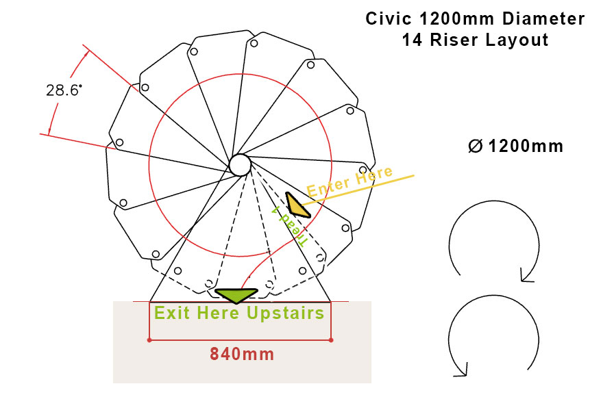14 Riser Plan Layout - Civic 