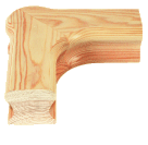 Pine HR Handrail Level Quarter Turn Cap