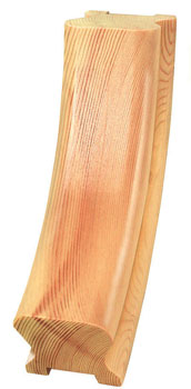 Pine HR Handrail Up Easing 32mm Groove
