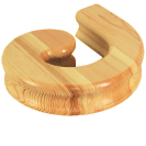 Pine HR Left Hand Volute Handrail Fitting