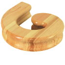 Pine HR Right Hand Volute Handrail Fitting
