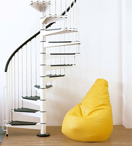 Civic Spiral Staircase Kit 1400mm in White
